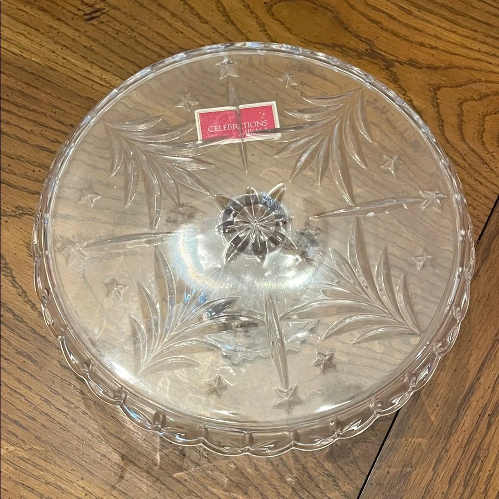 Celebrations Mikasa Christmas‎ Night Footed Cake Stand